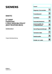Siemens simatic et 200sp Gerätehandbuch