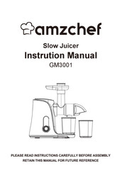 amzchef GM3001 Bedienungsanleitung