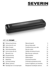 SEVERIN 3601000 Gebrauchsanleitung