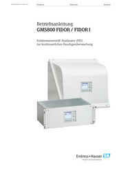 Endress+Hauser GMS800 FIDOR Betriebsanleitung