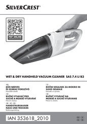 Silvercrest SAS 7.4 LI B3 Bedienungsanleitung