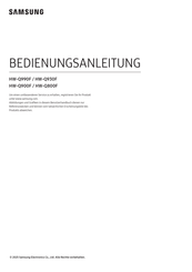 Samsung HW-Q990F Bedienungsanleitung