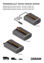 OSRAM POWERinvert 150W OEINVU150 Bedienungsanleitung