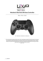 steelplay LEXIP Metaltech Slim Pack Wireless Controller Bedienungsanleitung