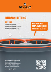 Spulboy NU water+ Kurzanleitung
