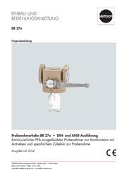 Samson BR 27e Einbau- Und Bedienungsanleitung