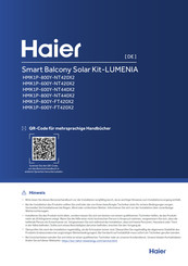 Haier HMK1P-600Y-FT420X2 Benutzerhandbuch