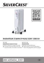 Silvercrest SOR 1500 E4 Bedienungs- Und Sicherheitshinweise