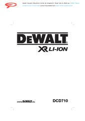 DeWalt DCD710S2 Bersetzt Von Den Originalanweisungen