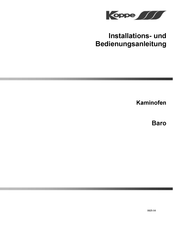 Koppe Baro Installations- Und Bedienungsanleitung
