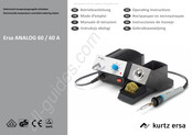 Kurtz Ersa Ersa ANALOG 60 Betriebsanleitung