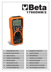Beta 017600027 Gebrauchsanweisung