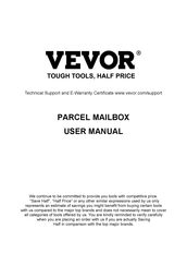 Vevor PB-266C Benutzerhandbuch