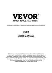 Vevor 121011-17-331-08C Montageanleitung