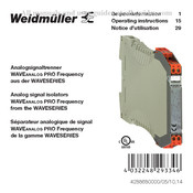 Weidmuller 8581180000 Bedienungsanleitung