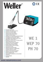 Weller WEP 70 Originalbetriebsanleitung