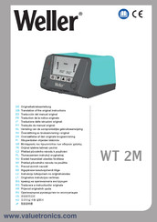Weller WT 2M Originalbetriebsanleitung