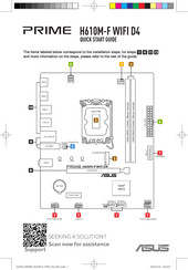 Asus PRIME H610M-F WIFI D4 Schnellstartanleitung