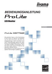 iiyama ProLite XB2776QS Bedienungsanleitung