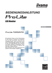 iiyama ProLite T2252MTS Bedienungsanleitung