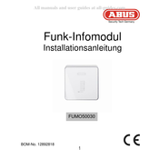 Abus Secvest FUMO50030 Installationsanleitung