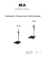 IKA R 474 Betriebsanleitung