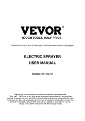 VEVOR KF-16C-70 Benutzerhandbuch