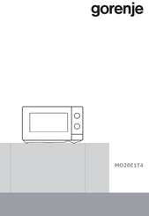 Gorenje MO20E1T4 Bedienungsanleitung