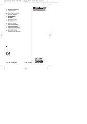 Einhell LE-EH 2440 Bedienungsanleitung