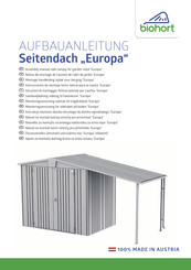 biohort Europa Aufbauanleitung