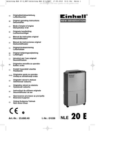 EINHELL NLE 20 E Originalbetriebsanleitung