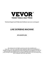 VEVOR RFS-065 Handbuch