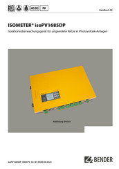 Bender ISOMETER isoPV1685DP-425 Handbuch