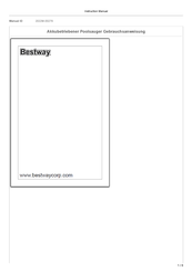Bestway LAY-Z-SPA 60327 Gebrauchsanweisung