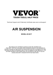 VEVOR 2S 9217 Bedienungsanleitung