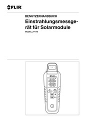 FLIR PV78 Benutzerhandbuch