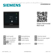 Siemens RDS110.R Kurzanleitung