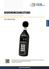 PCE Instruments PCE-ISM 10ILEQ Bedienungsanleitung