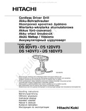Hitachi DS 18DVF3 Bedienungsanleitung