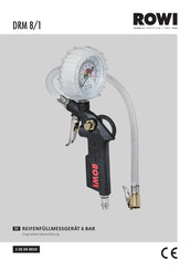 Rowi DRM 8/1 Originalbetriebsanleitung
