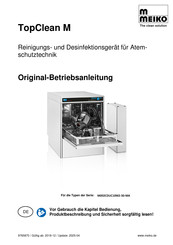 Meiko TopClean M Originalbetriebsanleitung