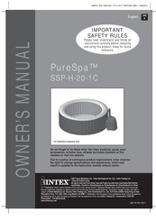 Intex PureSpa SSP-H-20-1C Bedienungsanleitung