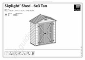 Palram Skylight Bedienungsanleitung