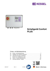 Kessel Comfort PLUS Einbau- Und Betriebsanleitung