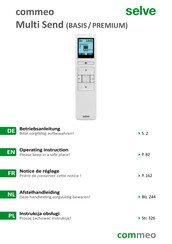 Selve commeo Multi Send Premium Betriebsanleitung