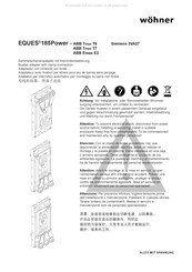 wohner EQUES 185Power Bedienungsanleitung