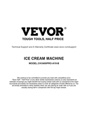VEVOR CKX400PRO-A19-B Bedienungsanleitung