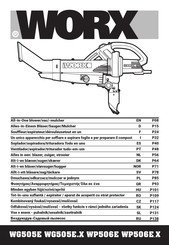 Worx WG505E.X Bedienungsanleitung