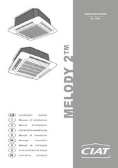 Ciat MELODY 2 Installationsanweisung