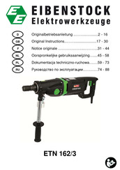 Eibenstock ETN 162/3 Originalbetriebsanleitung